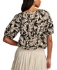 Women's Cotton Gathered Poplin Top