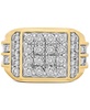 Men's Diamond Multi Cluster Ring (2 ct. t.w.) in 10k Gold