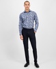 Men's Slim Fit Long Sleeve Button-Front Alhambra Floral Print Shirt, Exclusively at Macy's