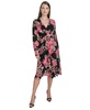 Women's Floral-Print Ruched Fit & Flare Dress