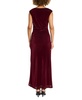 Women's Shirred Velvet Mesh Bodycon Dress