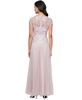 Women's Embroidered-Chiffon Tulle-Skirt Gown