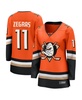 Women's Trevor Zegras Orange Anaheim Ducks Home Premier Breakaway Player Jersey