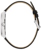 Men's Black Leather Strap Watch 42mm