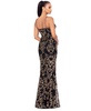 Women's Sequin Embellished Sleeveless Gown