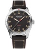 Men's Swiss Automatic Startimer Black Leather Strap Watch 41mm