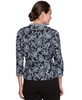Women's 3/4-Sleeve Embroidered Blouse