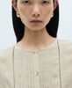 Women's Openwork Details Lyocell Blouse