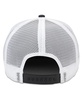 Men's and Women's Black/White Polaroid Twill Valin Patch Adjustable Trucker Hat