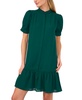 Women's Open Collar Hidden Placket Dress