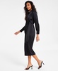 Women's Satin Tie-Front Dress, Exclusively at Macy's