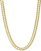 24" Open Curb Link Chain Necklace (4-5/8mm) in Solid 14k Gold