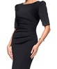 Women's Boat-Neck Rhinestone-Trim-Sleeve Dress