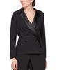 Women's Contrast-Trim Tuxedo Jacket