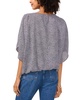 Women's Printed Boat-Neck Dolman-Sleeve Top