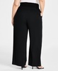 Trendy Plus Size Wide-Leg Pants, Exclusively at Macy's