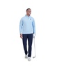 Men's Solid Pique Quarter Zip Sweatshirt