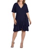 Plus Size Miranda Ruffle Wrap Dress