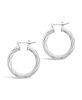 Women's Twisted Hollow Hoop Earrings