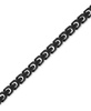 Men's Link Bracelet in Black-Plated Stainless Steel