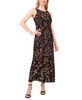 Women's Floral-Print Sleeveless Maxi Dress