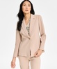 Women's Stretch Notch-Lapel Long-Sleeve Blazer