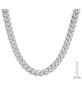 Men's Stainless Steel 24" Miami Cuban Link Chain with 12mm Box Clasp Necklaces