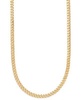 Cuban Link Chain Necklace 22" (7mm) in 14k Gold 
