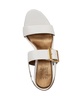 vicky womens leather block heel slingback heels
