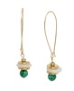 Mixed Beaded Dangle Earrings