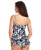 Women's Opposites Attract Ruffled Swimdress