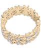 Diamond Flower Ring (1/3 ct. t.w.) in Gold Vermeil, Created for Macy's