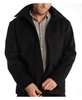 Grant Mens 28" Open Bottom Jacket Wool Blend JD Bomber Zippered Jacket