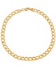 Beveled Curb Link Chain Bracelet in 10k Gold