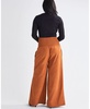 Maternity Angel Stacie Wide Leg Pants in Suede
