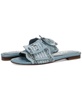 Women's Bambi Raffia Buckle Slide Sandals