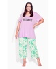 Women's Plus Size Dream Big Sleep Top