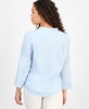 Women's Collared V-Neck Utility Blouse