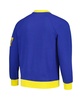 Men's Royal Los Angeles Rams Reese Raglan Tri-Blend Pullover Sweatshirt