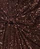 Women's Sequined One-Shoulder Side-Twist Gown