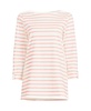 Petite Supima Cotton Adjustable 3/4 Sleeve Boatneck Tunic