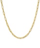 Paperclip Link 16" Chain Necklace in 14k Gold