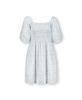 Women's Smocked Bubble Sleeve Dress