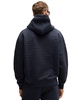 Men's Hexagonal Quilting Relaxed-Fit Hoodie