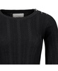 Women's Organic Long Sleeve Flounce Edge Cable Sweater Dress
