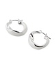 Sculpted Small Hoop Earrings