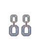 Crystal Window Drop Earrings