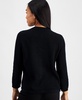 Petite Pocket Button-Front Cardigan