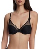 Women's Siren Lightly Lined Dotted Lace Underwire Bra