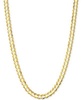 18" Open Curb Link Chain Necklace (3-5/8mm) in Solid 14k Gold